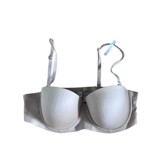 Beige Strapless Aerie 34C Bra - Picture 1 of 2